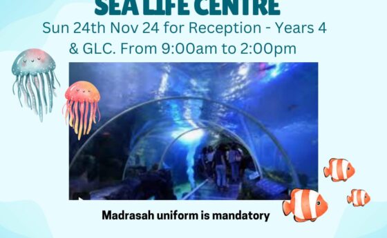 Lower Year Trip to Sea Life Centre