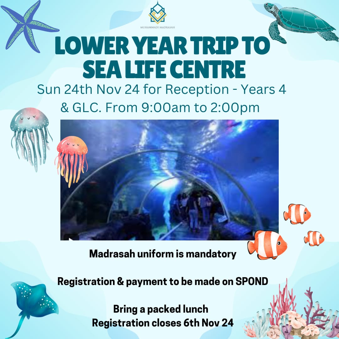 Lower Year Trip to Sea Life Centre